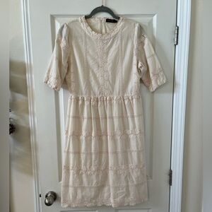 ROOLEE West End Eyelet Midi Dress